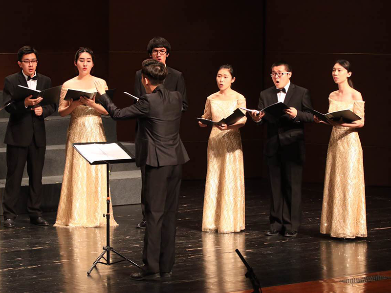 我校合唱团参加北京大学生音乐节比赛（图文）